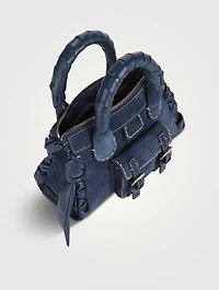 Mini Edith Suede Satchel
