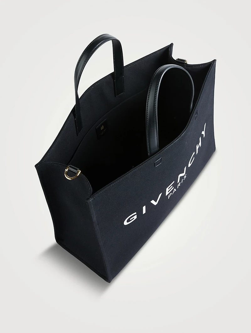 Medium G Tote Canvas Bag