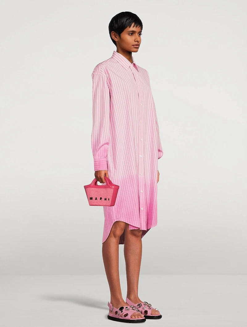 Micro Tropicalia Raffia And Leather Tote Bag