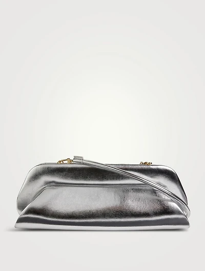 Dioni Metallic Vegan Leather Shoulder Bag