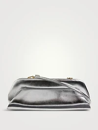 Dioni Metallic Vegan Leather Shoulder Bag
