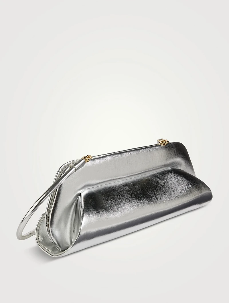 Dioni Metallic Vegan Leather Shoulder Bag
