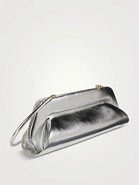 Dioni Metallic Vegan Leather Shoulder Bag