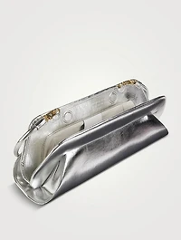 Dioni Metallic Vegan Leather Shoulder Bag