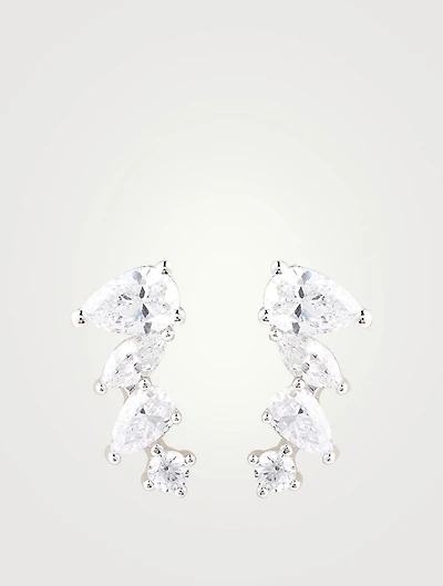 Abigail Marquise Cluster Stud Earrings
