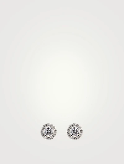Gwen Round Borderset Stud Earrings
