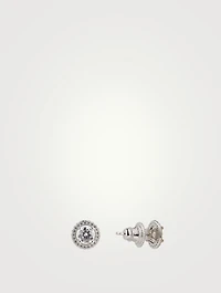Gwen Round Borderset Stud Earrings