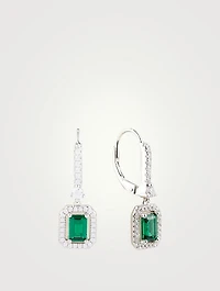 Moxie Emerald-Cut Drop Earrings