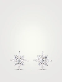 Snowflower Stud Earrings