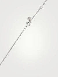 Gwen Round Borderset Pendant Necklace