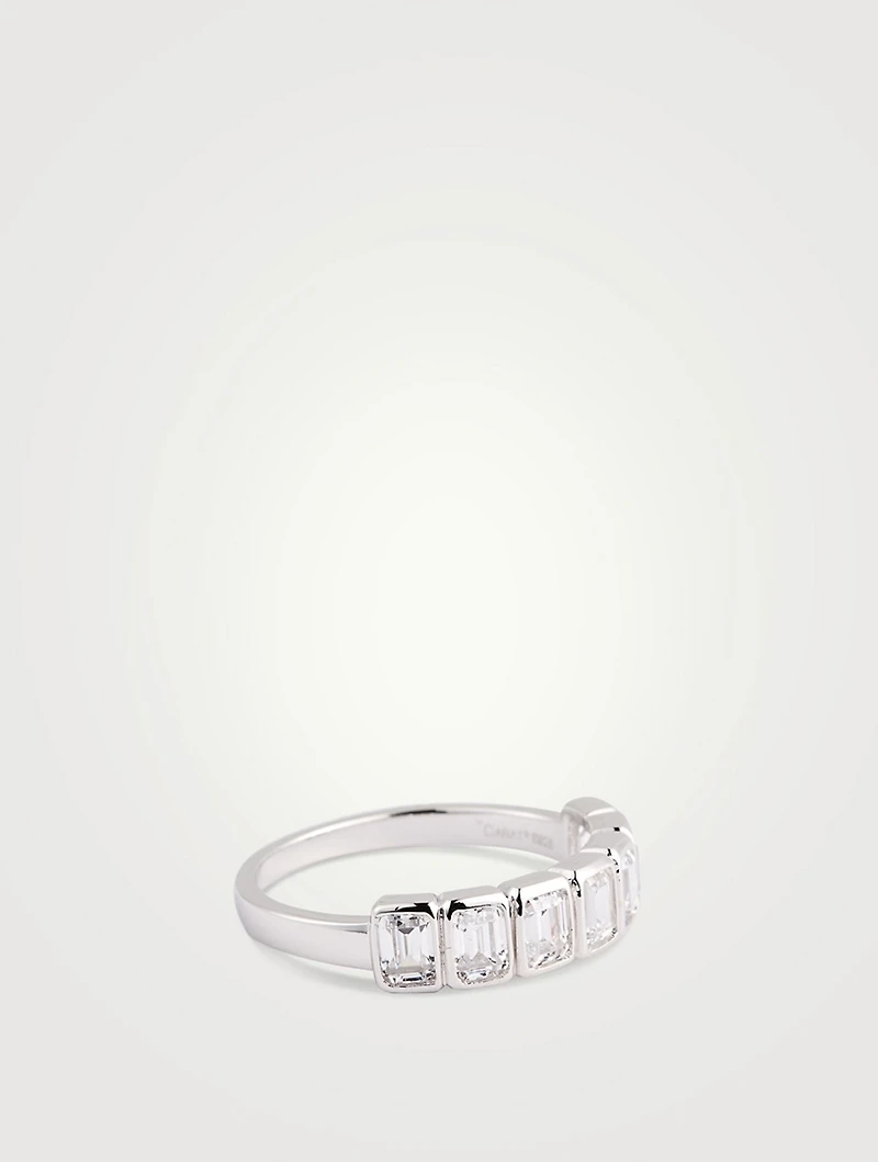 Cassidy Emerald Line Ring
