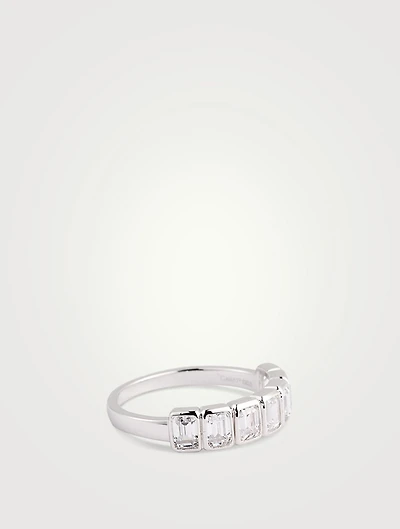 Cassidy Emerald Line Ring