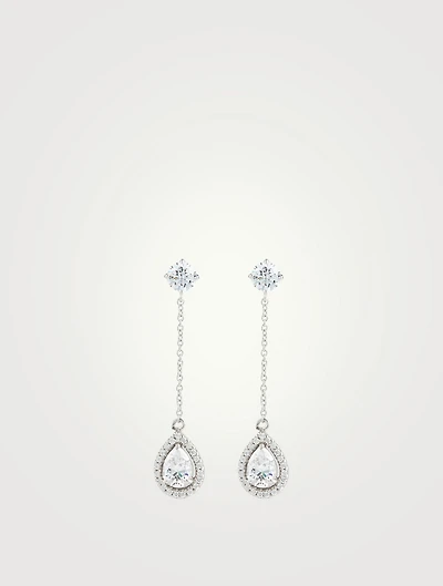 Bee Pear Borderset Drop Earrings