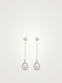 Bee Pear Borderset Drop Earrings