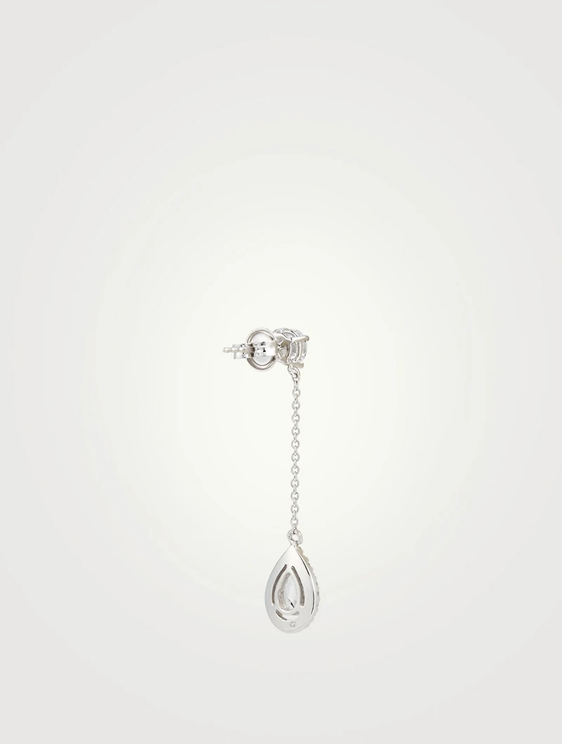Bee Pear Borderset Drop Earrings