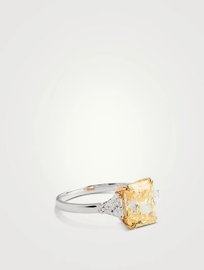 Alma Canary Radiant Ring