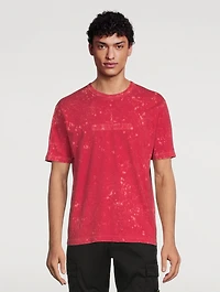 Cotton T-Shirt With Off-Dye OVD Treatment
