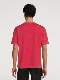 Cotton T-Shirt With Off-Dye OVD Treatment