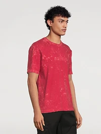 Cotton T-Shirt With Off-Dye OVD Treatment