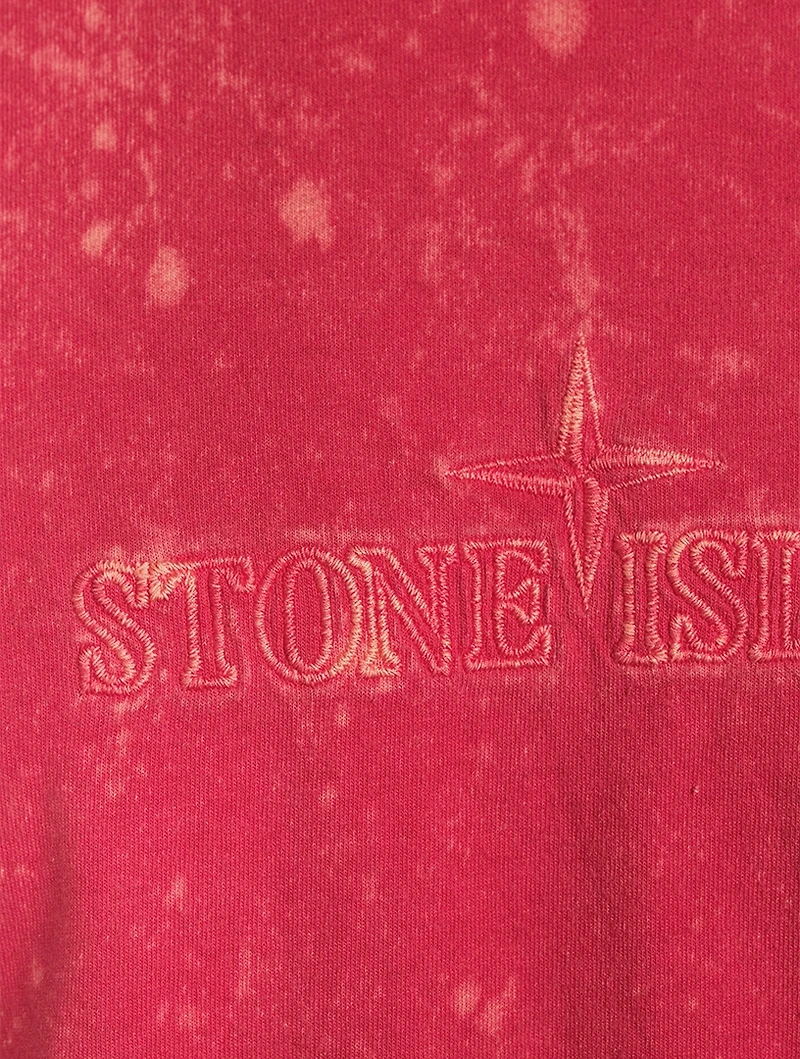 Cotton T-Shirt With Off-Dye OVD Treatment