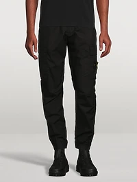 Garment-Dyed Stretch Cotton Tela Pants