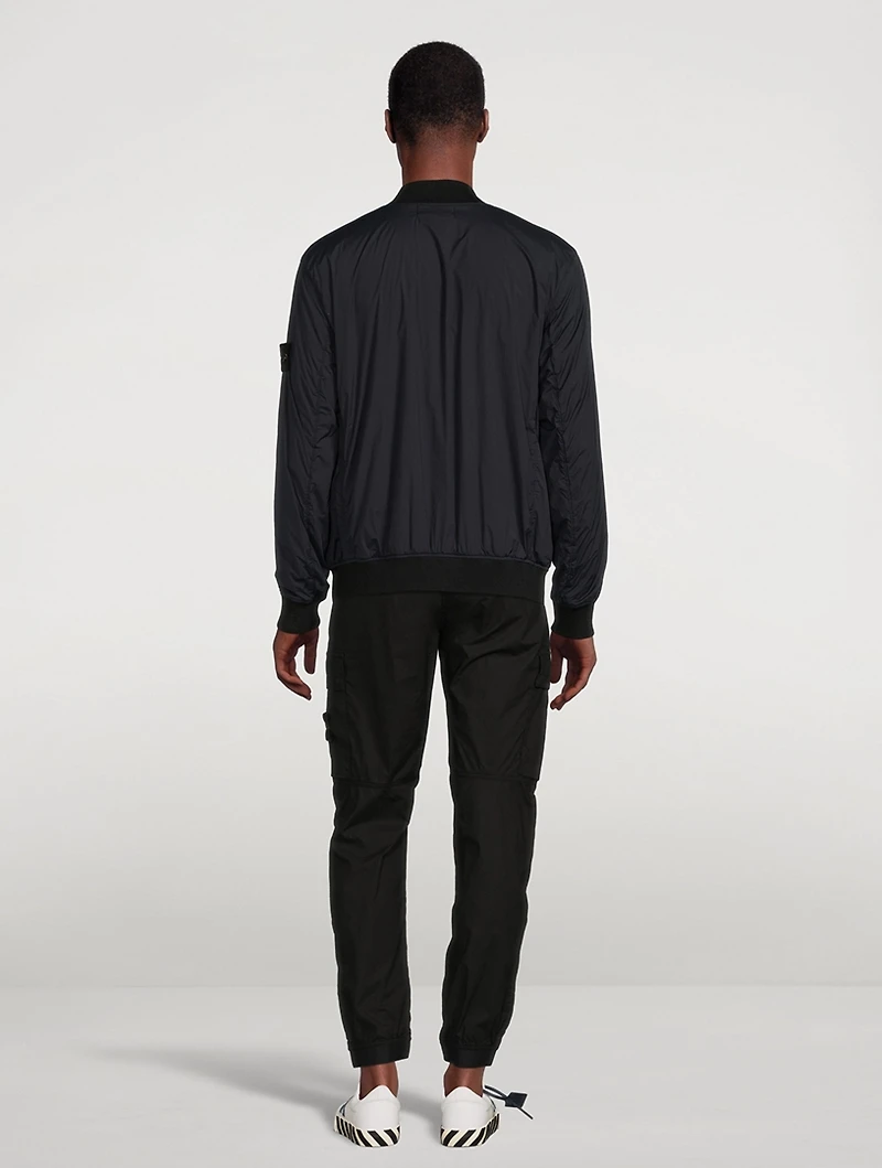 Skin Touch Nylon-TC Bomber Jacket