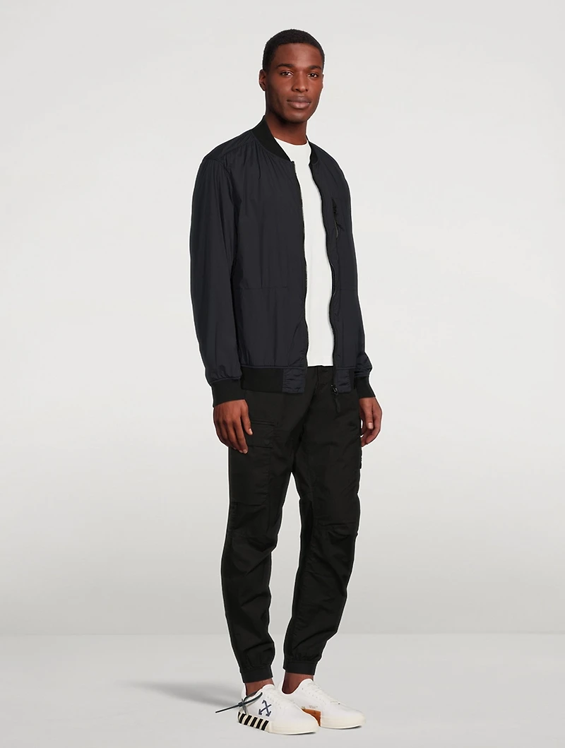 Skin Touch Nylon-TC Bomber Jacket