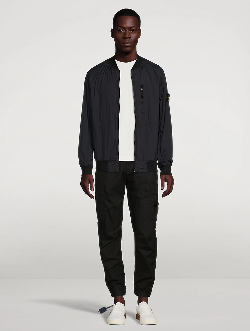 Skin Touch Nylon-TC Bomber Jacket