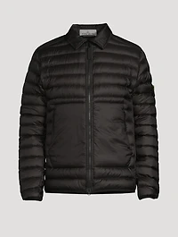 Nylon Down Shirt Jacket