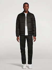 Nylon Down Shirt Jacket