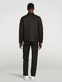 Nylon Down Shirt Jacket
