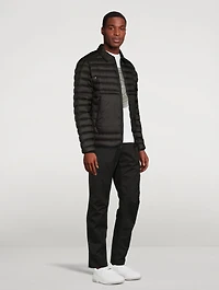 Nylon Down Shirt Jacket
