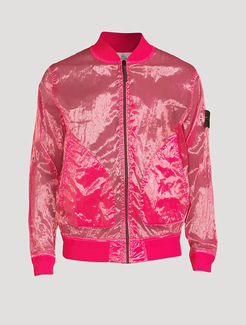 Piattina Garment Dyed Bomber Jacket