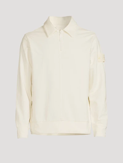 Cotton Stretch Fleece Sweatshirt