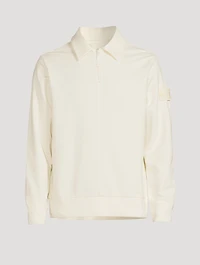 Cotton Stretch Fleece Sweatshirt