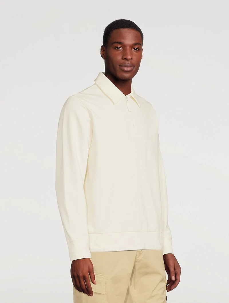 Cotton Stretch Fleece Sweatshirt