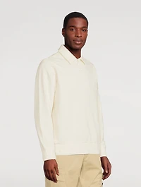 Cotton Stretch Fleece Sweatshirt