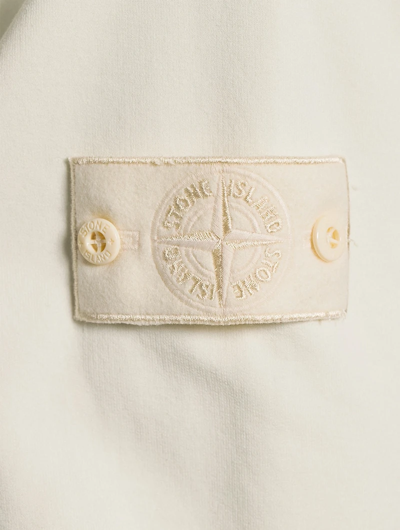 Cotton Stretch Fleece Sweatshirt