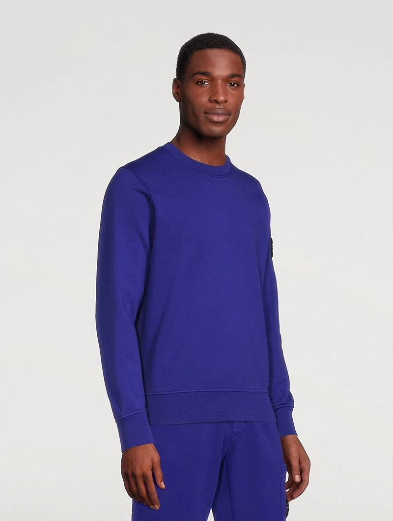 Garment-Dyed Cotton Fleece Sweatshirt