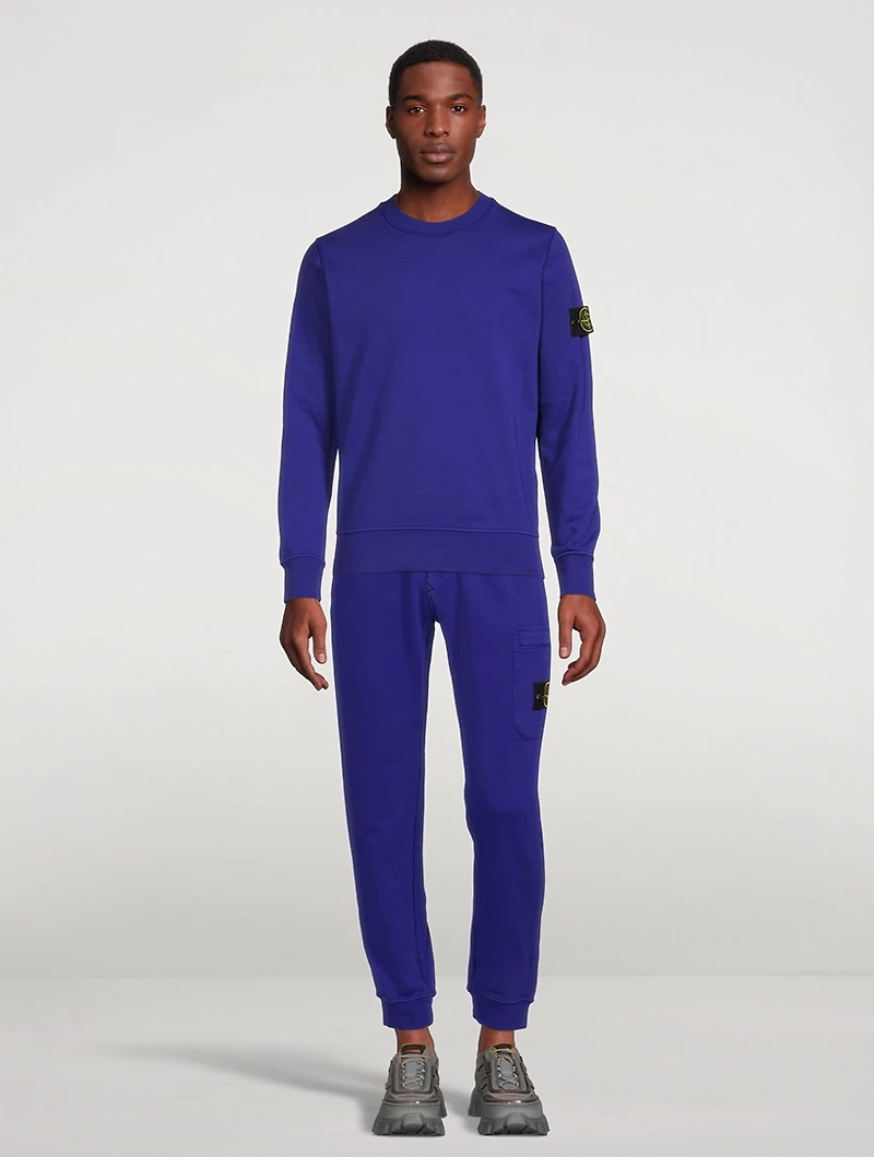 Garment-Dyed Cotton Fleece Sweatshirt
