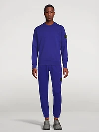Garment-Dyed Cotton Fleece Sweatshirt