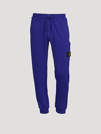 Garment-Dyed Cotton Fleece Jogger Pants