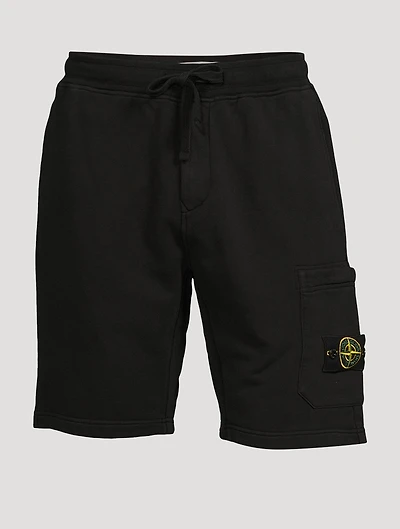 Garment-Dyed Cotton Fleece Shorts