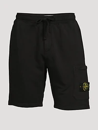 Garment-Dyed Cotton Fleece Shorts