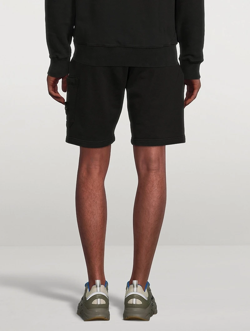 Garment-Dyed Cotton Fleece Shorts