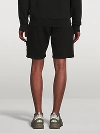 Garment-Dyed Cotton Fleece Shorts