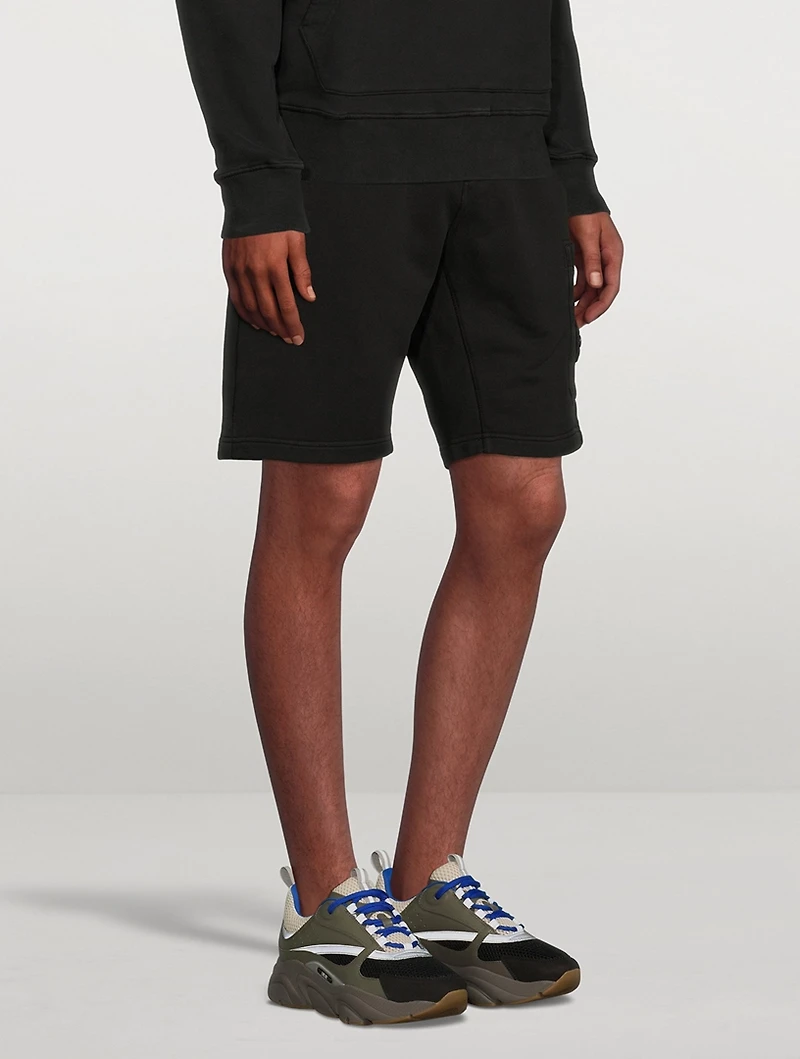 Garment-Dyed Cotton Fleece Shorts