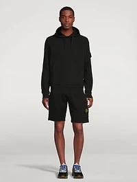 Garment-Dyed Cotton Fleece Shorts