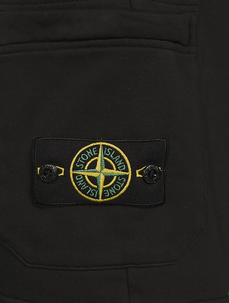 Garment-Dyed Cotton Fleece Shorts