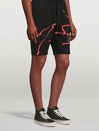 Ink Three Cotton Fleece Shorts